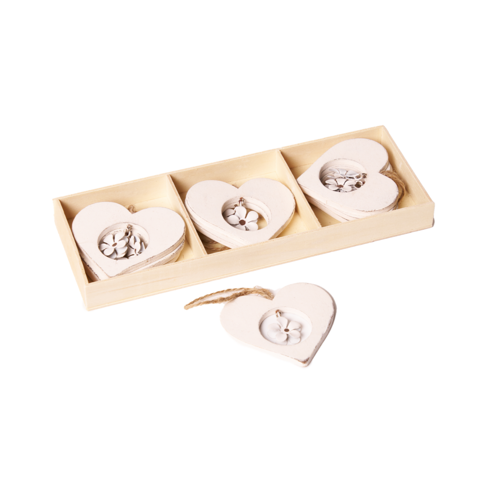 CVHOMEDECO Piatto Decorativo In Legno Primitives, Rotondo 24 Cm, Con Uccellini Rossi Dipinti A Mano E Scritta 'Friendship Doubles Our Joy', Stile Rustico Vintage